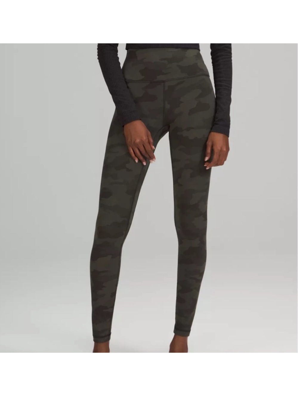 Lululemon Green Camo Leggings